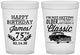 Custom Birthday 16 oz Translucent Cups - 75th Classic Car | 20055