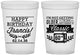 Custom Birthday 16 oz Translucent Cups - 60th Classic Tv | 20057