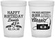 Custom Birthday 16 oz Translucent Cups - 45th Cassette Tape | 20059