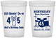 Custom Birthday 16 oz Translucent Cups - 45th Jam Session | 20069