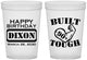 Custom Birthday 16 oz Translucent Cups - Built Tough | 20078