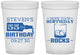 Custom Birthday 16 oz Translucent Cups - 55th | 20090