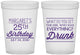 Custom Birthday 16 oz Translucent Cups - 25th | 20093