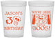 Custom Birthday 16 oz Translucent Cups - 30th Halloween | 20112