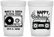 Custom Birthday 16 oz Translucent Cups - 50th Cassette Tape | 20117