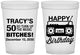 Custom Birthday 16 oz Translucent Cups - 50th Cassette Tape | 20118