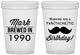 Custom Birthday 16 oz Translucent Cups - 40th | 20119