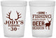 Custom Birthday 16 oz Translucent Cups - 30th Deer Season | 20127