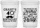 Custom Birthday 16 oz Translucent Cups - 40th | 20130