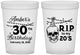 Custom Birthday 16 oz Translucent Cups - 30th Rip 20 | 20140