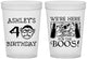 Custom Birthday 16 oz Translucent Cups - 40th Halloween | 20145