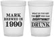 Custom Birthday 16 oz Translucent Cups - 40th | 20148