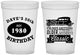 Custom Birthday 16 oz Translucent Cups - 50th Classic Car | 20156