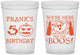 Custom Birthday 16 oz Translucent Cups - 50th Halloween | 20157