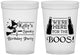 Custom Birthday 16 oz Translucent Cups - Halloween Spooky Boos | 20158