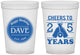 Custom Birthday 16 oz Translucent Cups - Cheers To 25 Years | 20164