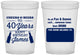 Custom Birthday 16 oz Translucent Cups - Cheers Beers To 40 Years | 20165