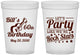 Custom Birthday 16 oz Translucent Cups - 60th Rock Star | 20174