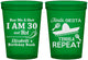 Custom Birthday 16 oz Translucent Cups - 30th Fiesta Siesta Tequila | 20177