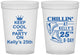 Custom Birthday 16 oz Translucent Cups - 25th Ice Scating | 20185