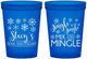 Custom Birthday 16 oz Translucent Cups - 30th Christmas | 20188