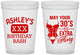 Custom Birthday 16 oz Translucent Cups - 30th Flirty At Thirty | 20192