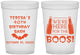 Custom Birthday 16 oz Translucent Cups - 40th Halloween | 20198