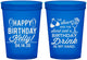Custom Birthday 16 oz Translucent Cups - Sun Sand Drink Hand | 20202
