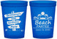 Custom Birthday 16 oz Translucent Cups - 65th Beach | 20210