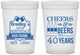 Custom Birthday 16 oz Translucent Cups - Cheers Beers To 40 Years | 20216
