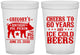 Custom Birthday 16 oz Translucent Cups - 60th Barbeque Bbq | 20217