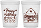 Custom Birthday 16 oz Translucent Cups - Country Farm | 20221