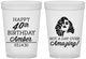 Custom Birthday 16 oz Translucent Cups - 40th | 20222