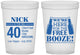 Custom Birthday 16 oz Translucent Cups - 40th | 20249