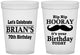 Custom Birthday 16 oz Translucent Cups - 70th | 20251