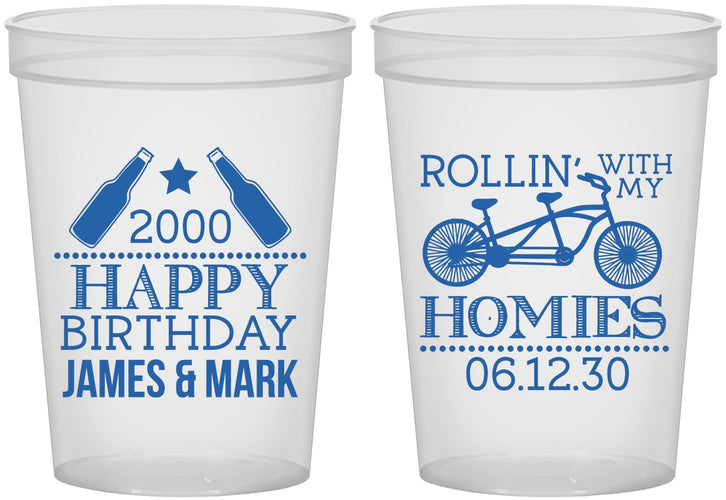 Custom Birthday 16 oz Translucent Cups - 30th | 20259