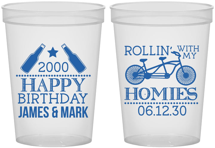 Custom Birthday 16 oz Translucent Cups - 30th | 20259
