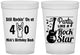 Custom Birthday 16 oz Translucent Cups - 40th Rock Star | 20266