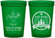 Custom Wedding 16 oz Translucent Cups - The Hunt Is Over | 203