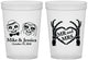 Custom Wedding 16 oz Translucent Cups - Mr And Mrs Halloween | 206