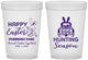 Custom Easter 16 oz Translucent Cups - Egg Hunting Bunny | 210004