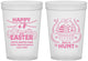 Custom Easter 16 oz Translucent Cups - Born To Hunt Bunny | 210007