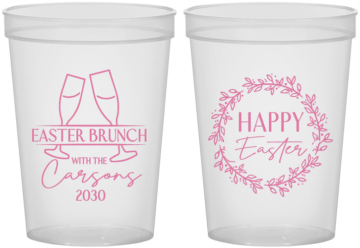 Custom Easter 16 oz Translucent Cups - Brunch | 210015
