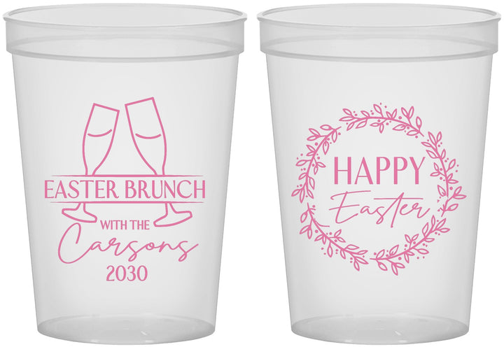 Custom Easter 16 oz Translucent Cups - Brunch | 210015