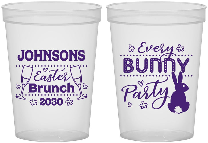 Custom Easter 16 oz Translucent Cups - Every Bunny Party | 210016