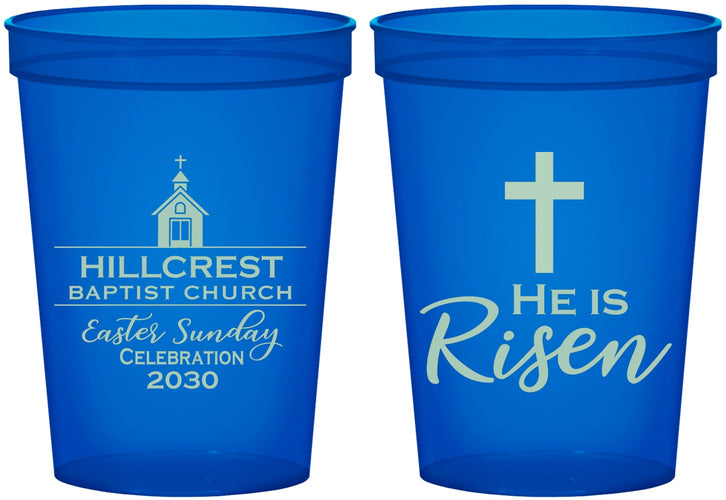 Custom Easter 16 oz Translucent Cups - Easter Sunday | 210021