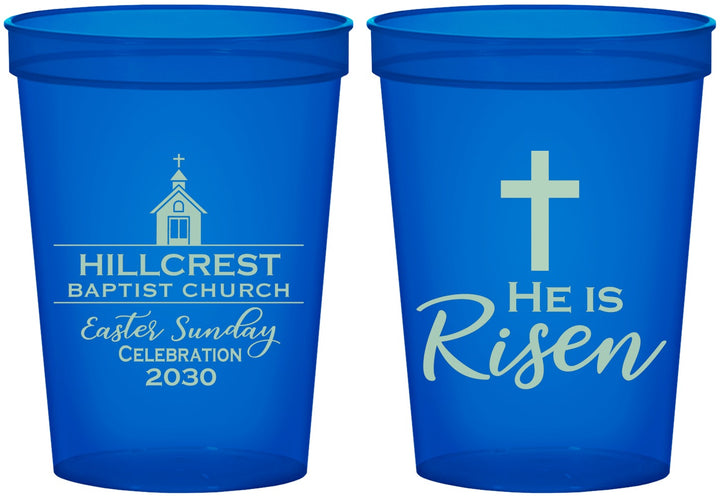 Custom Easter 16 oz Translucent Cups - Easter Sunday | 210021