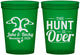 Custom Wedding 16 oz Translucent Cups - The Hunt Is Over Duck | 217