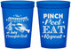 Custom 4th Of July 16 oz Translucent Cups - Pink Peel Crawfish | 220015