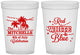 Custom 4th Of July 16 oz Translucent Cups - Beach Stars Stripes | 220020
